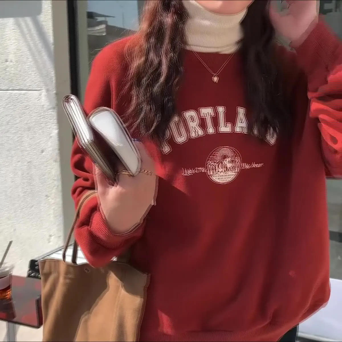 

8348 Winter Women Sweatshirt Letter Print Fashion O-Neck Long Sleeves Casual Versatile Simple Loose Korean Female Pullovers New