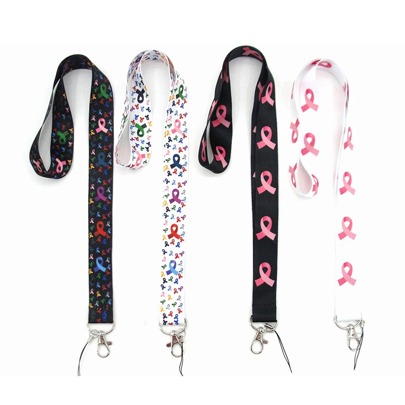 Фон с изображением цветных лент Рак молочной железы ремешков брелок мобильный