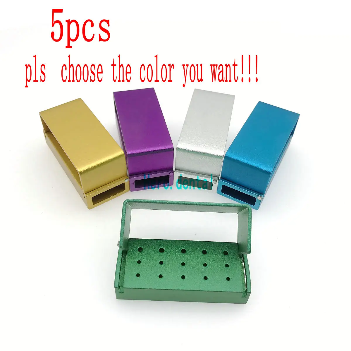 5 шт. держатель для стоматологических буров дезинфекционный блок автоклав с 15