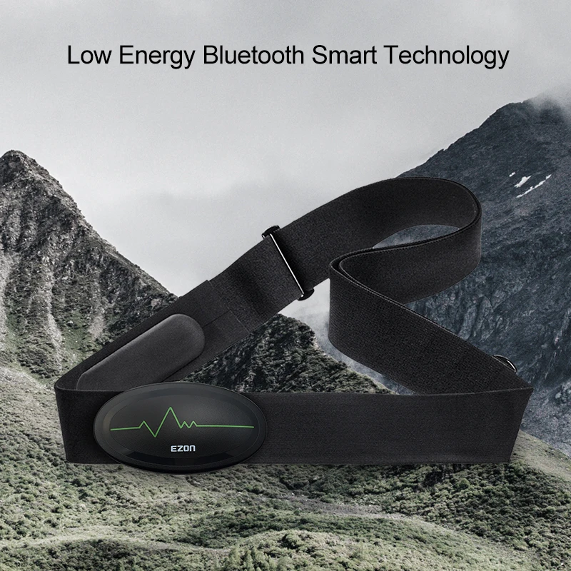 Монитор сердечного ритма нагрудный ремень Bluetooth 4,0 фитнес-трекер для спорта на открытом воздухе и бодибилдинга EZON C009