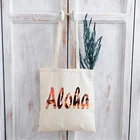 Футболка Aloha Женская, Новинка лета 2021, модная одежда, пляжные топы для Гавайских девушек, Повседневная футболка, эстетичная одежда, кавайная белая