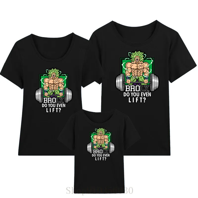 DBZ Broly детская одежда для девочек от 8 до 12 подходящая мамы и дочки сына крутая |
