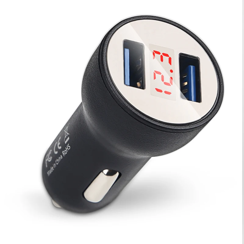 Светодиодный дисплей 3.1A автомобильное зарядное устройство для мобильного