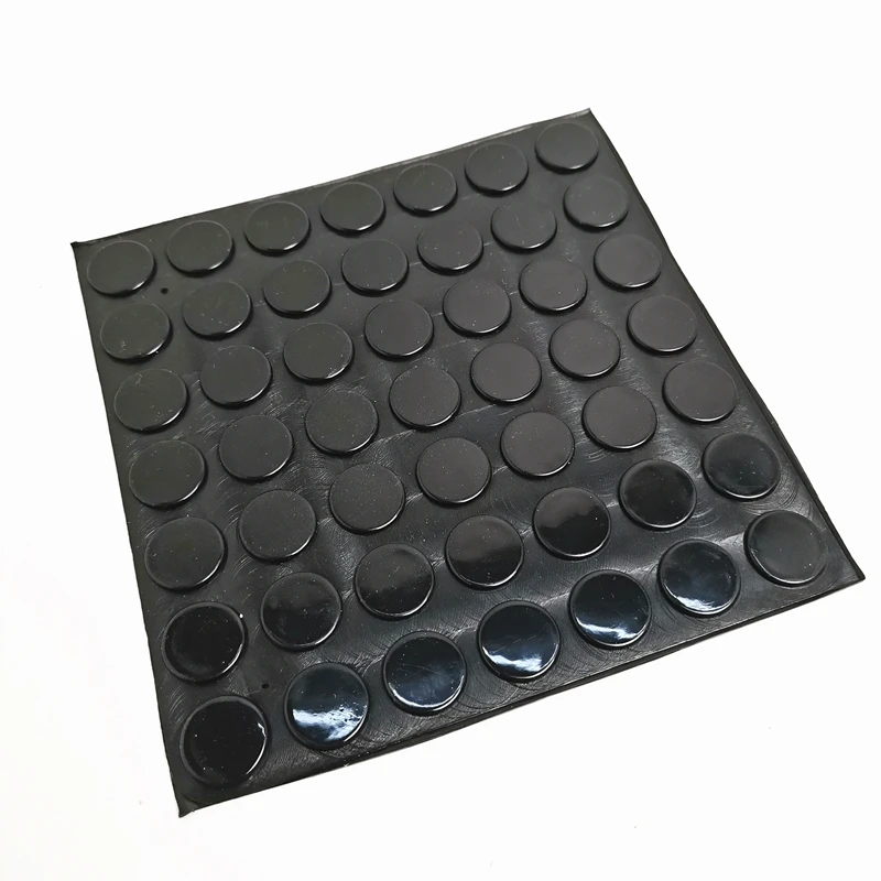 49 зерен/лот 15x2 мм черная дверная пробка саморегулирующаяся резиновая кухонная