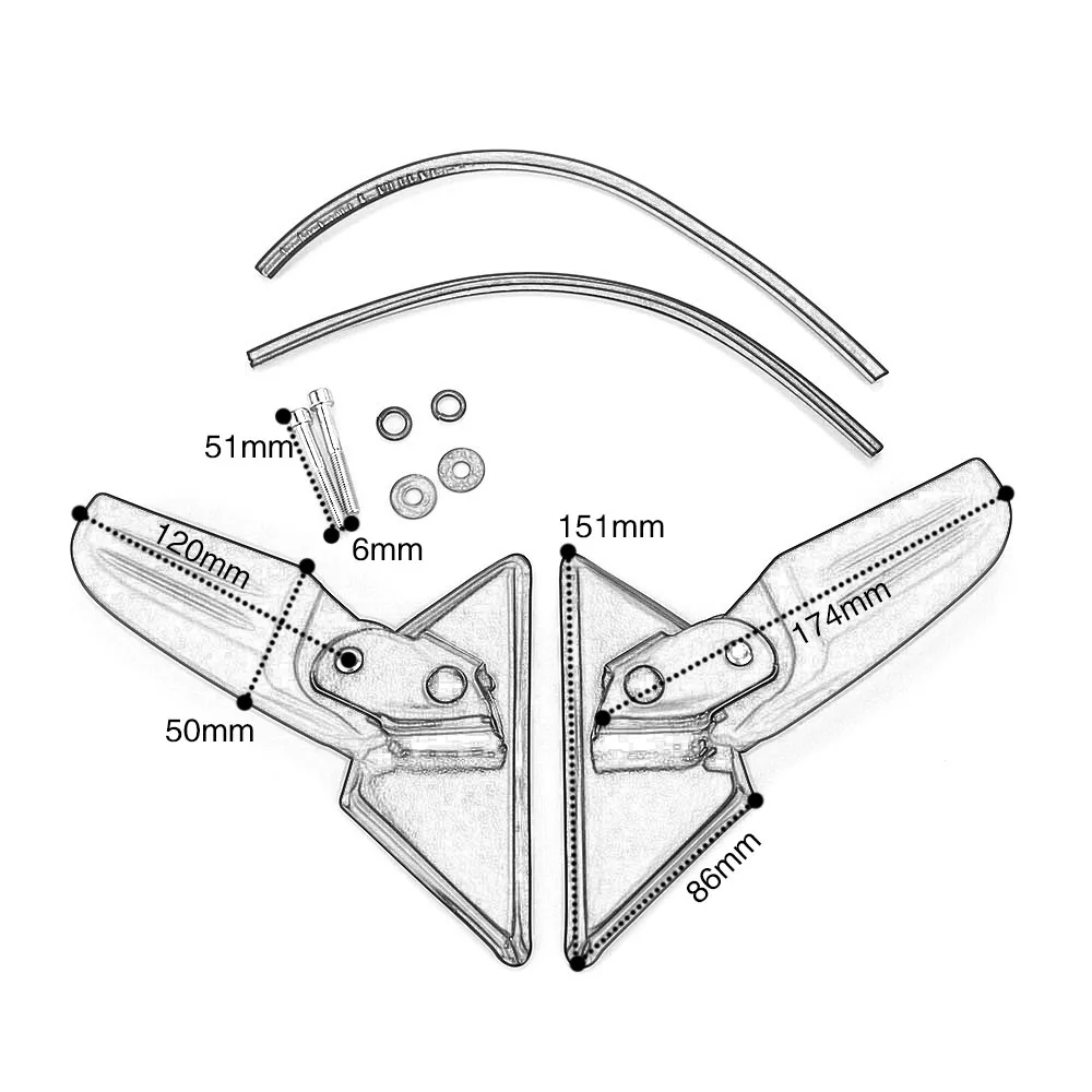 X CLASS мотоциклетные складные педали черные алюминиевые задние коврики для ног VESPA