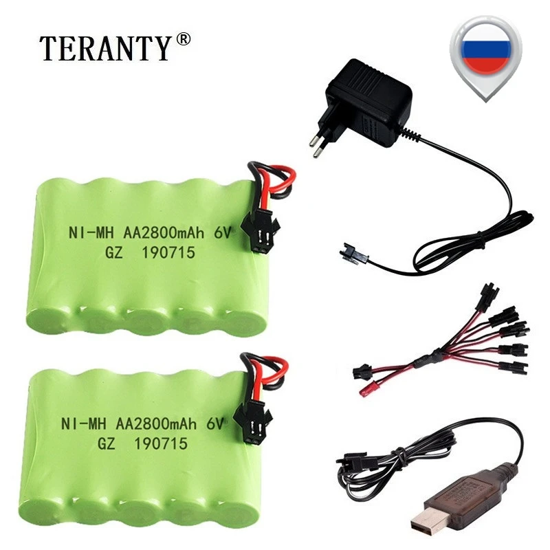 6v 2800mah перезаряжаемая батарея з