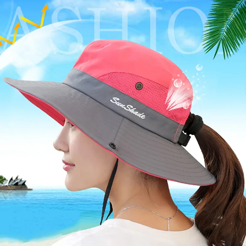 Новая женская уличная Кепка с защитой от ультрафиолета складная сетчатая