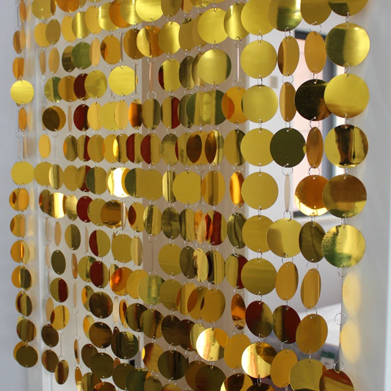 Декоративные занавески для дверей DIY из ПВХ пластиковые украшения с блестками