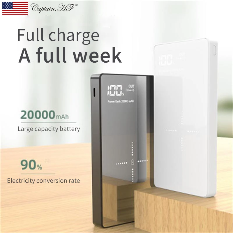 Аккумулятор Captain Power Bank 20000 mAh|Беспроводные зарядные устройства| |