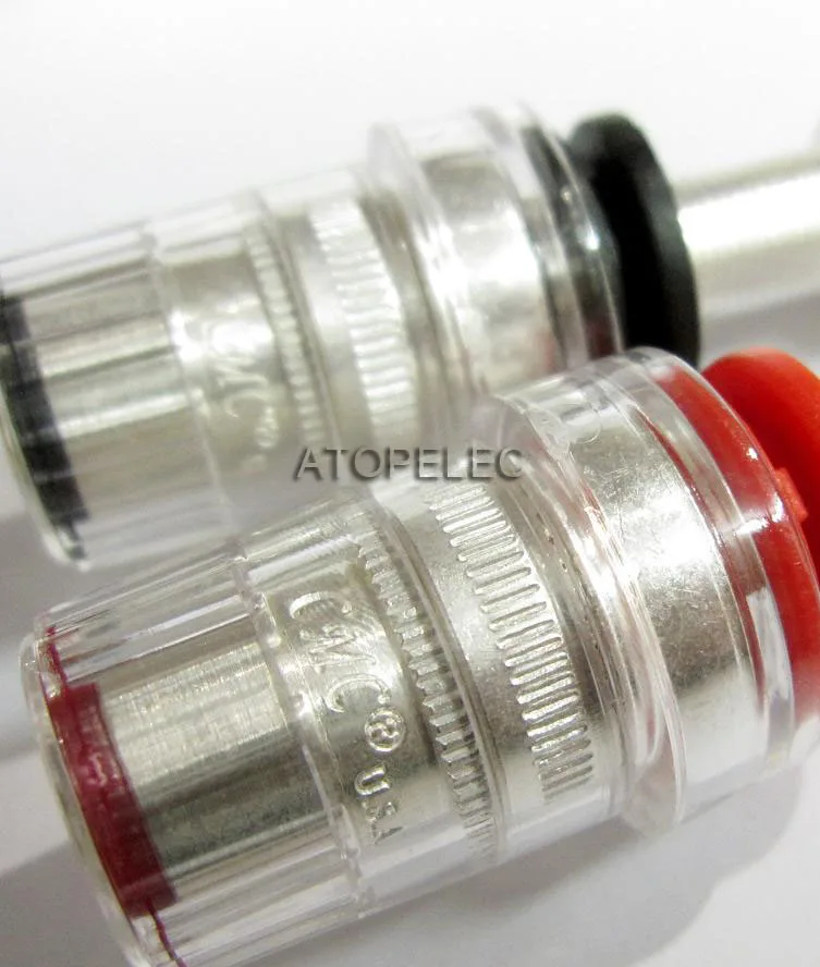 2 шт. толстые посеребренные латунные колонки CMC 858-S-AG AMP Короткие переплеты Hi-Fi