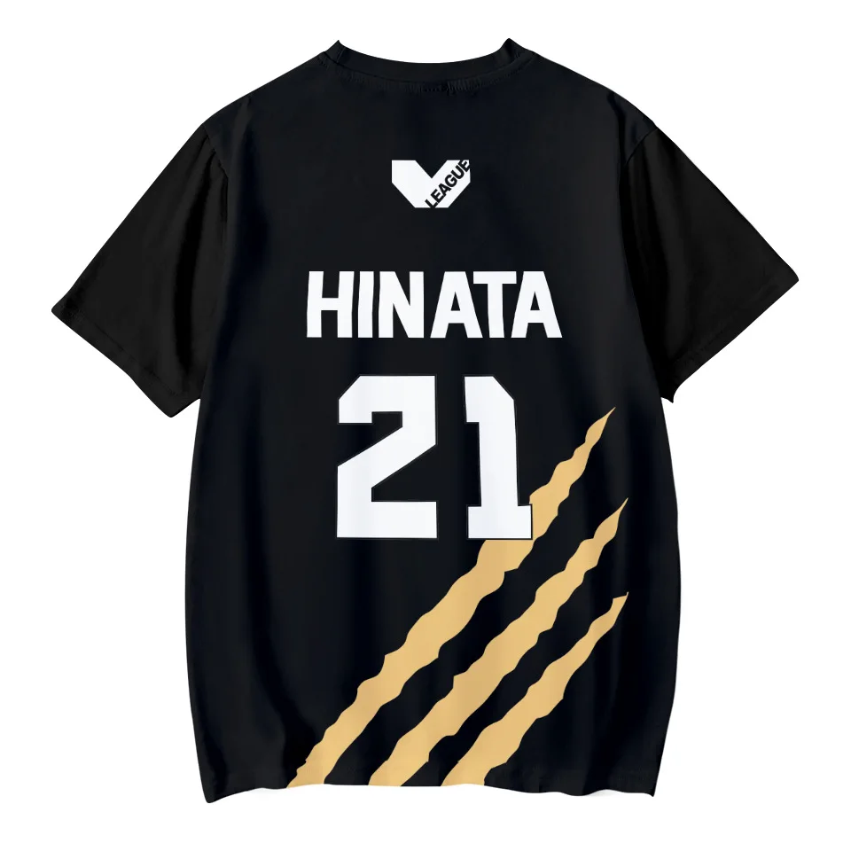 Haikyuu! Футболка для косплея MSBY Black Jackal Kiyoomi Sakusa Bokuto Koutarou atsumu Hinata Shoyo 3D печать модная