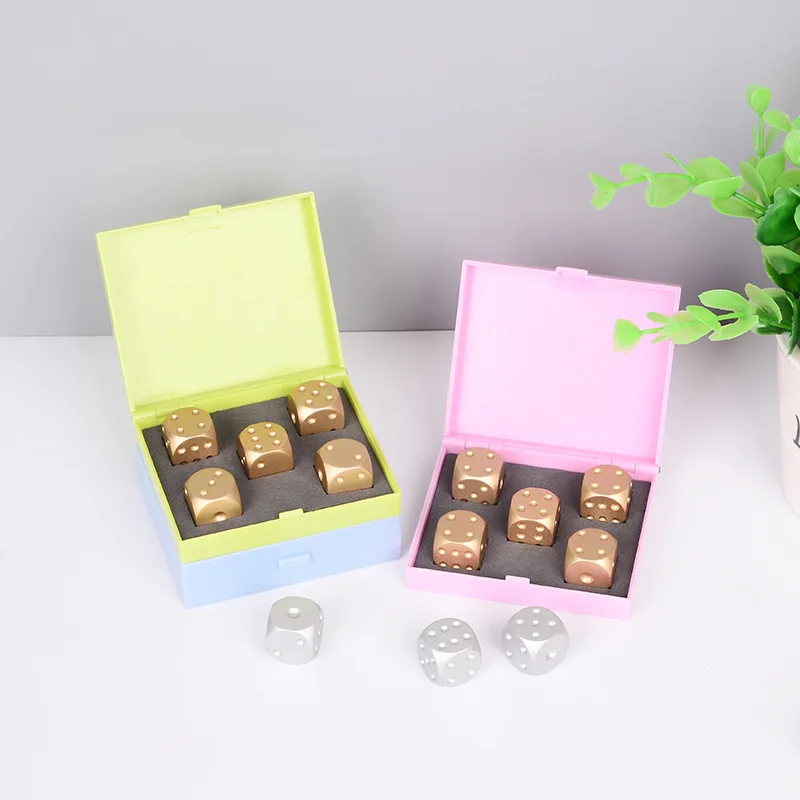 5 шт./компл. кубики из алюминиевого сплава Пинцет многогранные для Маджонга