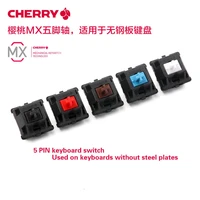 original cherry mx mechanical keyboard switch red black blue brown white axis shaft switch 5 pin cherry clear switch