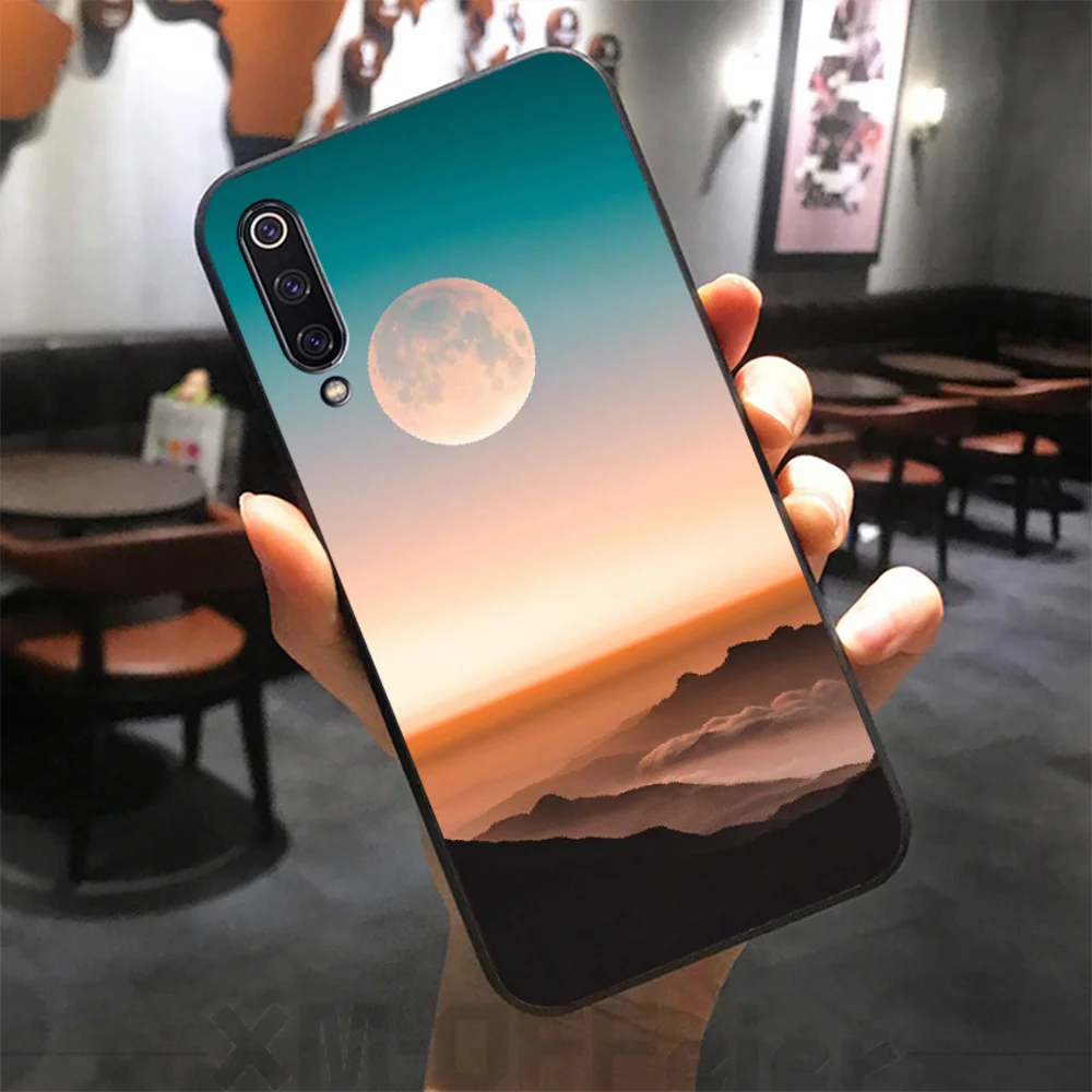BaweiTE Moon Space Pattern клиент высококачественный чехол для телефона Xiaomi 8 9 se 5X Redmi 6pro 6A 4X 7
