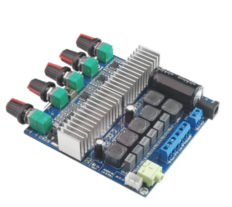

TPA3116 Subwoofer Amplifier 2.1 Module High Power Bluetooth 4.2 Digital Audio Amplifier Board 2*50W+100W Amplifiers DC 12V-24V