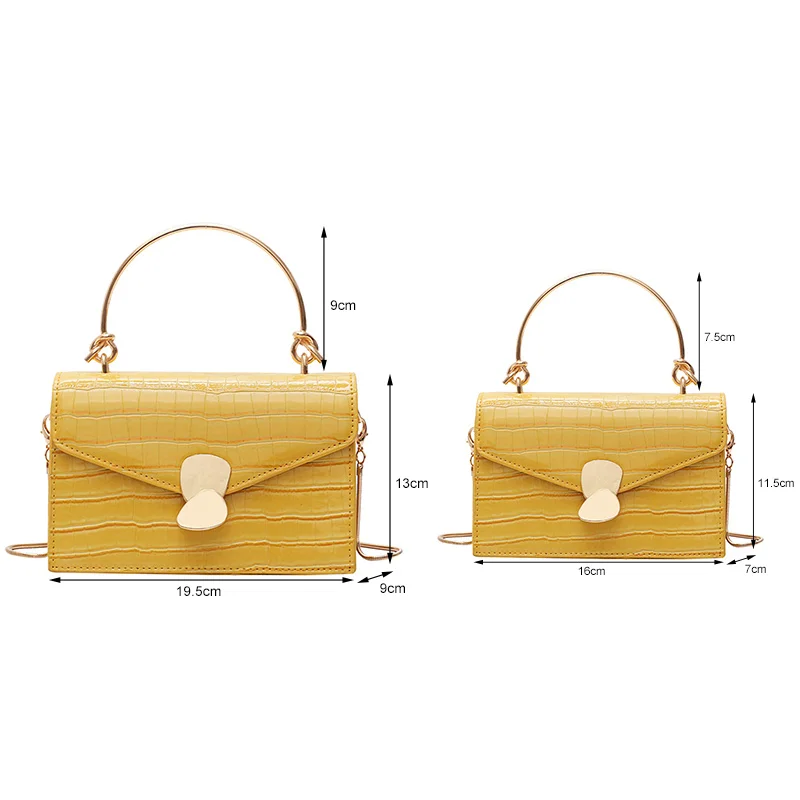 

Stone pattern PU Leather Crossbody Bags For Women 2020 Mini Shoulder Messenger Bag With Metal Handle Lady Travel Totes Handbag