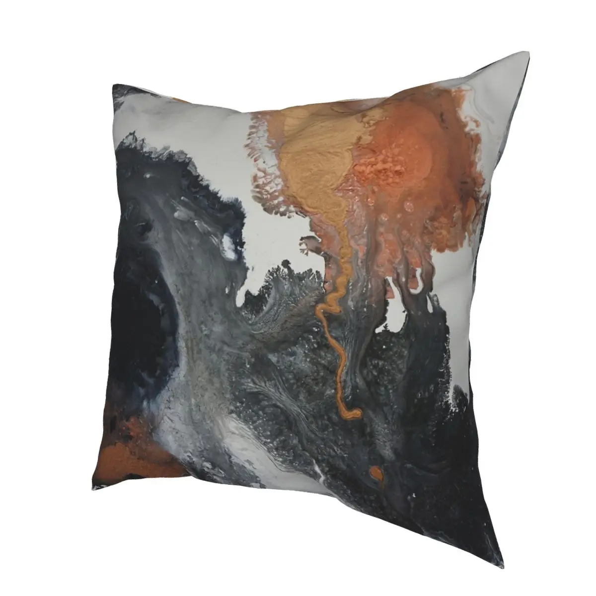 Моно медный чехол для подушки полиэстеровый декоративный с принтом комнаты