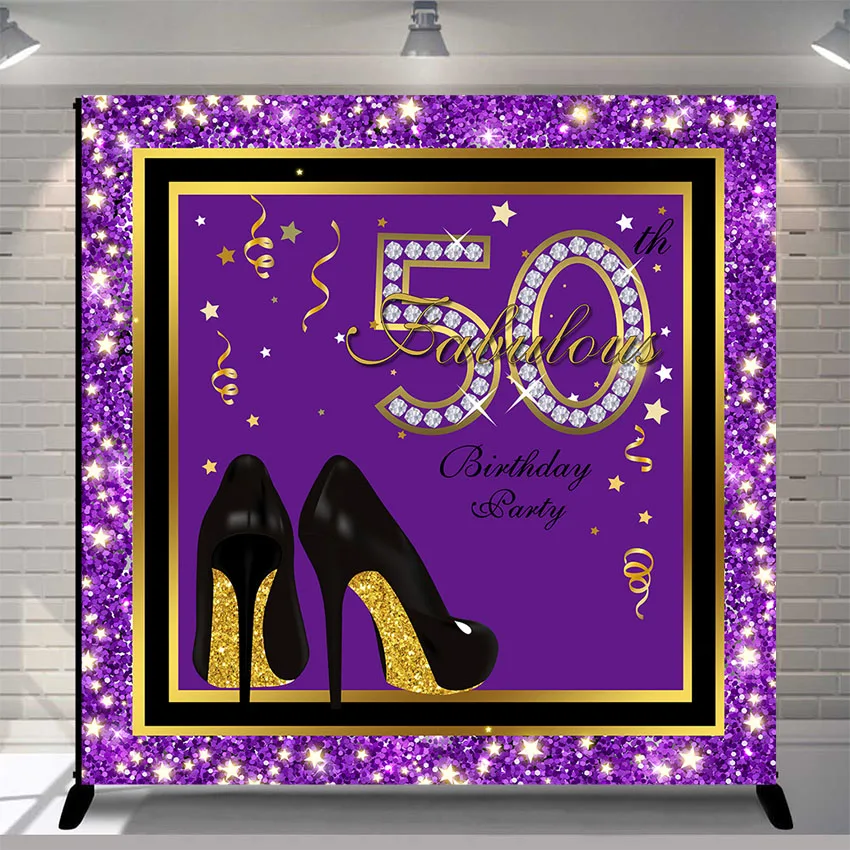 

Фон для фотосъемки с золотыми и фиолетовыми блестками для взрослых