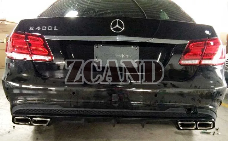 Стильные черные наконечники рассеивателя/выхлопных газов E63 для Mercedes W212 E Class E200