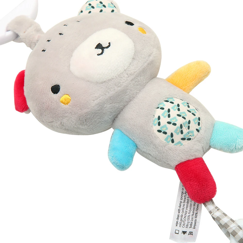 

Plush Panda Animal Baby Stroller Bed Mobile Rattle Bell Pendant Development Toy gift for children
