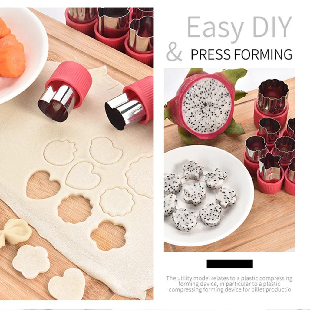 Набор из 12 формочки для печенья &quotсэндвич&quot нож резки фруктов формы комплект