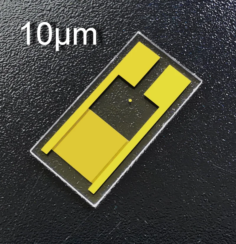 

10um Photoelectric Detection of Transparent InterDigital Electrode Quartz Glass Capacitor Array MEMS Gas Biosensor