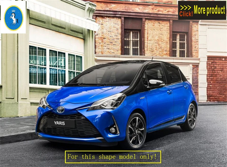 Yimaautotrims авто аксессуары для наружных задних противотуманных фар рамка крышки ABS подходит для Toyota YARIS/VITZ /яркий