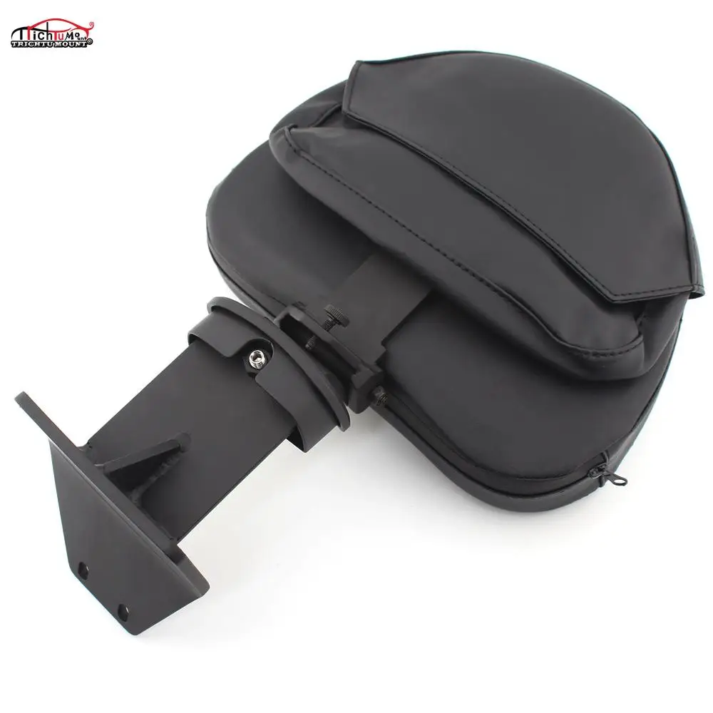 

Motorcycle Adjustable Plug In Driver Rider Backrest Kit For Honda Goldwing GL1800 2018 2019 2020 Black