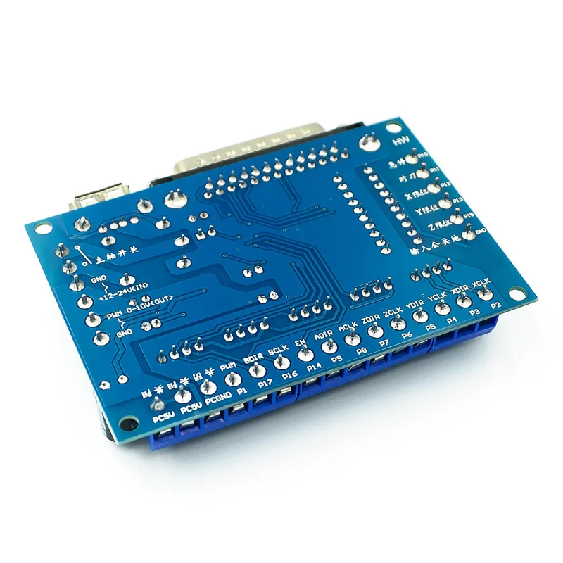 5-осевая плата интерфейса драйвера шагового двигателя с оптронной изоляцией (N132)