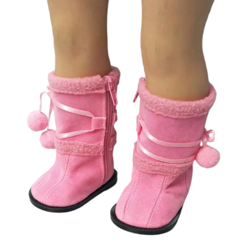 В кукольном стиле для 43 см ухода за ребенком мам Baby Doll сапоги с милой пандой Обувь