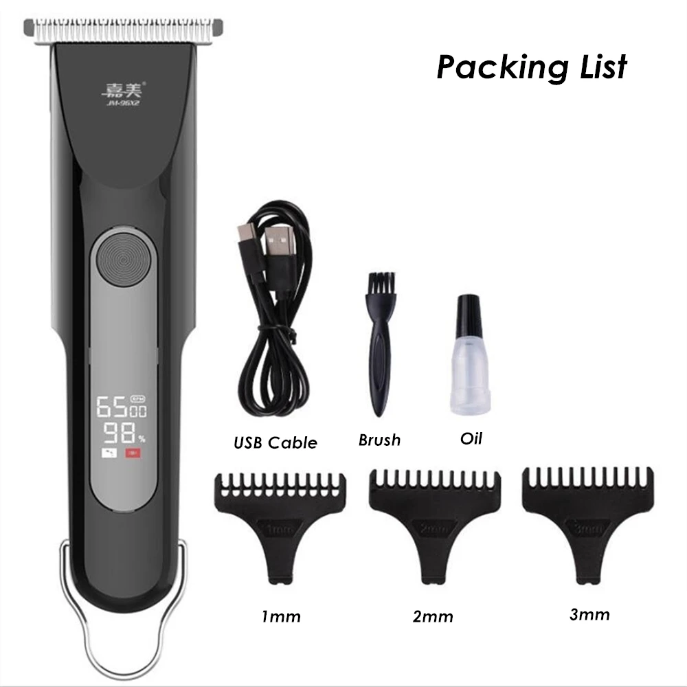 Машинка для стрижки волос перезаряжаемая Мужская миниатюрный триммер со