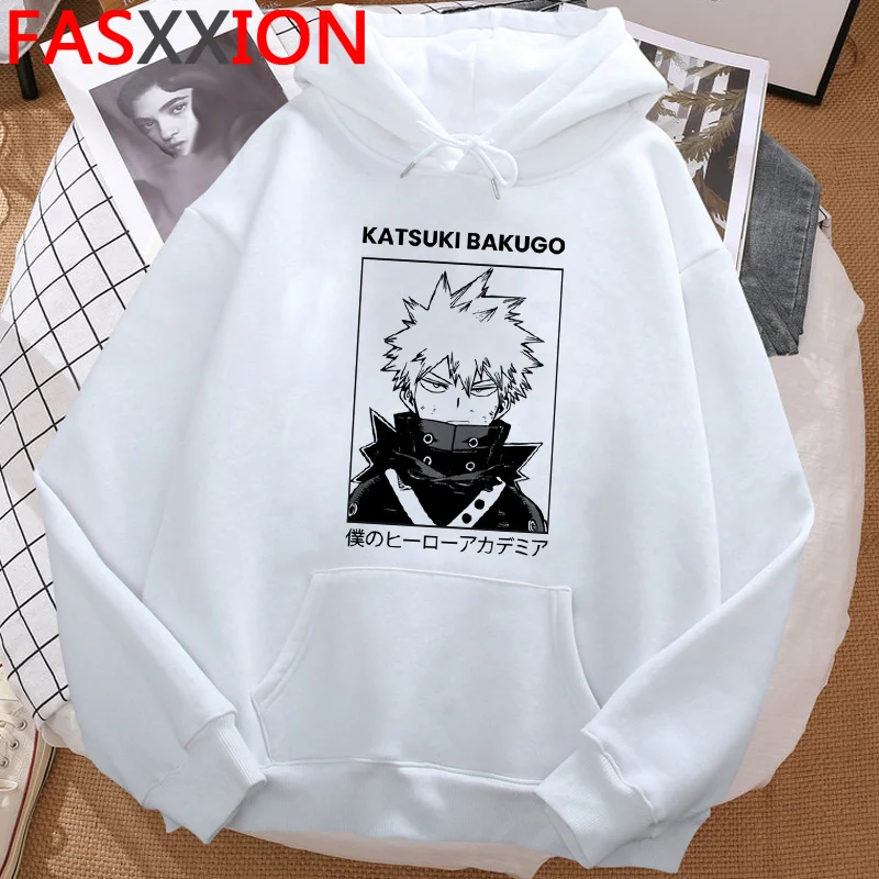 

Anime My Hero Academia Bakugou Himiko Toga Boku No Hero Academia Todoroki hoodies women graphic printed female plus size Korea