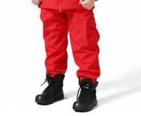 pants Уличная камуфляжная Водонепроницаемая детская тактическая куртка TAD из кожи акулы, флисовая куртка для охоты, Детская армейская одежда A9290 - Цвет: pants