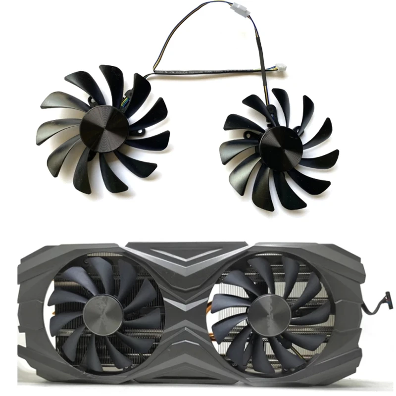 

NEW 95mm 4PIN GAA8S2U GPU Fan，For Zotac GeForce GTX1070 1070Ti GTX1080Ti AMP Edition Graphics card cooling fan