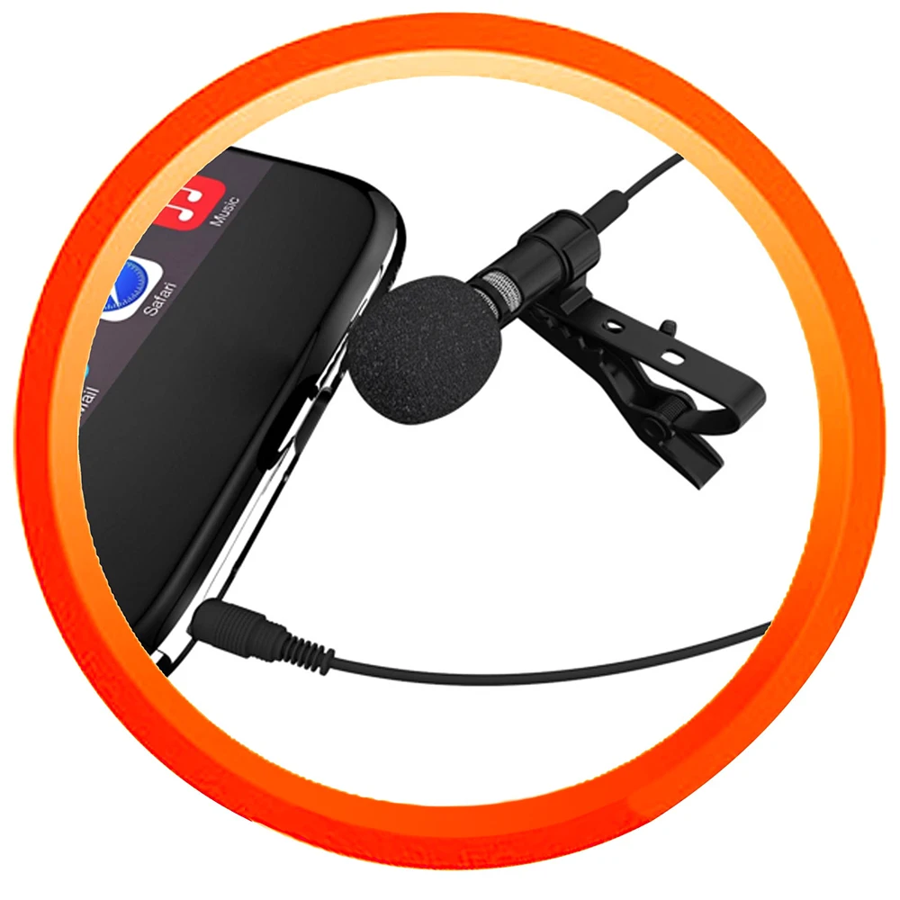 Караоке микро проводной мини-микрофон профессиональный петличный емкостная