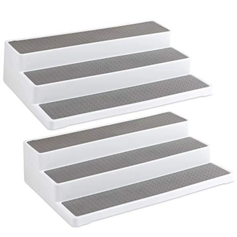 3 Слои шаговый стеллаж для выставки товаров 2 шт. в упаковке современный дизайн