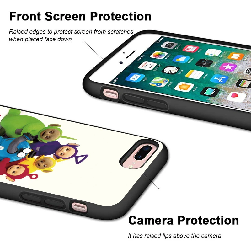 Милый мультяшный чехол для телефона iPhone XR 11 Pro XS Max X 5 5S 7 8 6 S Plus se teletubbies задняя