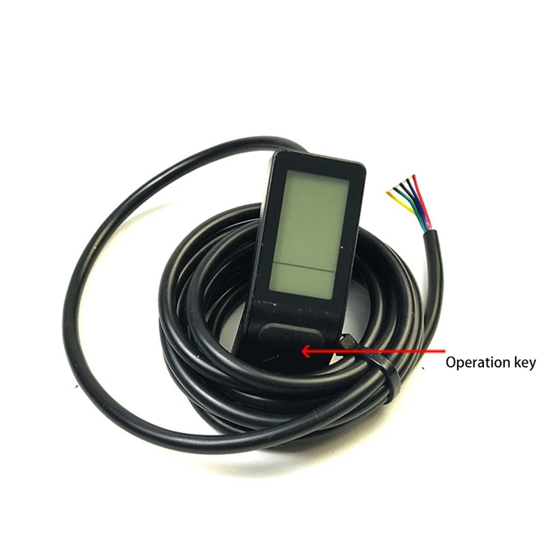 

Electric Bike Display KT LCD4 E-Bike LCD Display 36V 48V Ebike Computer for E Bike Kunteng Controller SM Connector
