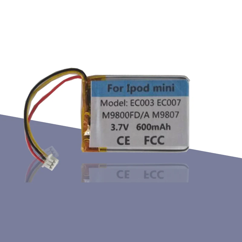 Оригинальный сменный аккумулятор EC007 EC003 для iPod Mini 4 Гб M9800FD/A M9806X/A 6 ГБ M9807 M9802