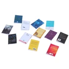 4 шт. 1:12 Миниатюрная модель кукольного домика, аксессуары, мини-блокнот из бумаги, детские игрушки, подарки на день рождения, аксессуары для куклы