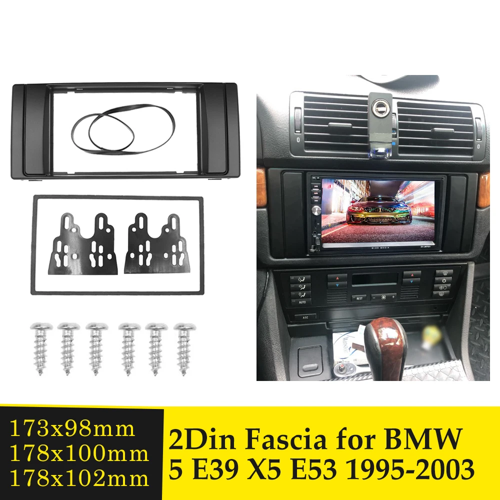 Автомобильная радиоустановка 2DIN для BMW 5 серии E39 X5 E53 1995 2003|Панели| |