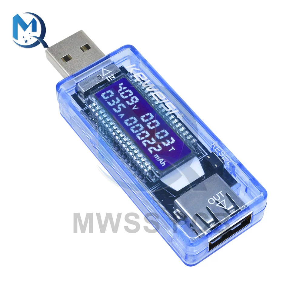 Цифровой USB-измеритель емкости и напряжения с ЖК-дисплеем 3 5-7 0 в | Электронные