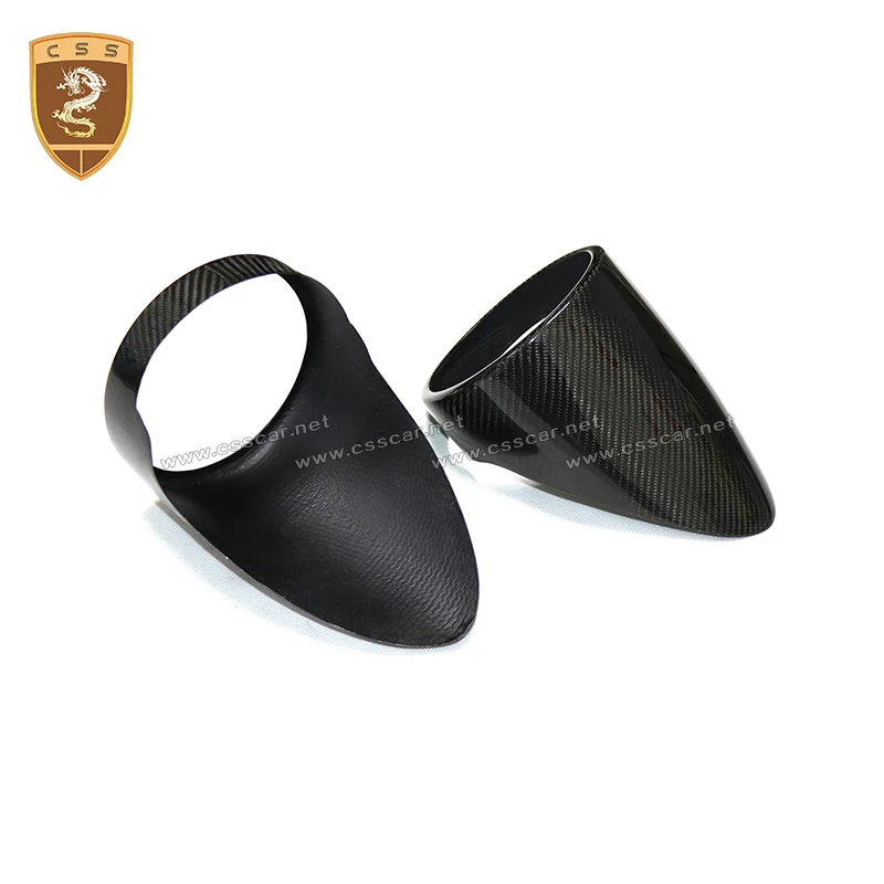 

Real Carbon Fiber Rear Light Cover Rear Fog Light Cover For Ferrari 458 Replacement Style