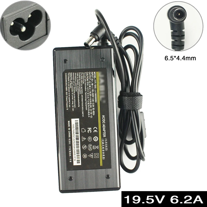 

New 19.5V 6.5*4.4mm Power Adapter For KDL-32W650A KDL-50W700B LCD TV charger