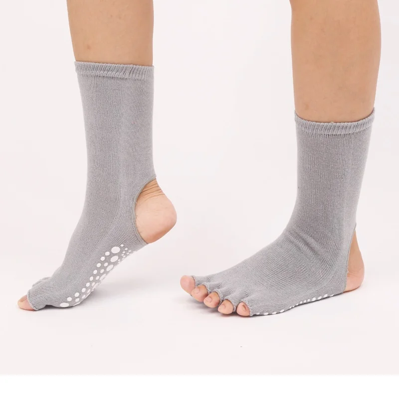 1 пара женские профессиональные носки для йоги с открытым носком пятью пальцами