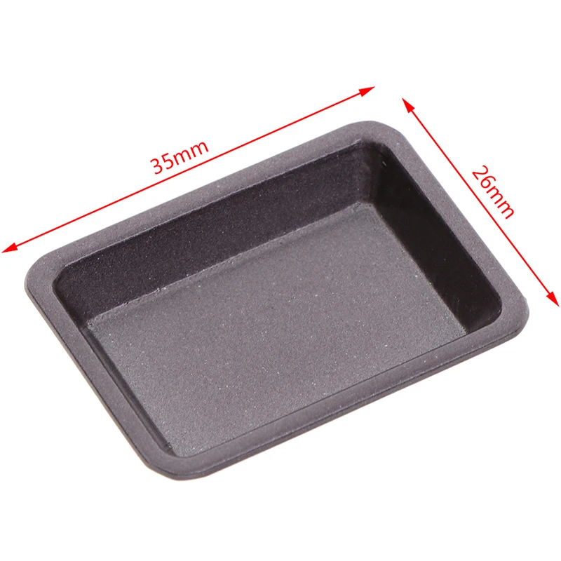 

1/12 Dollhouse Miniature Accessories Mini Metal Plate Dollhouse Miniature Baking Tray for Doll House Decoration