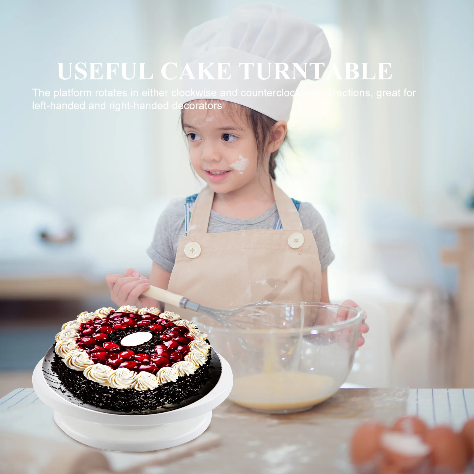 

80PCS Cake Decorating Kits Pastry Bags Cake Turntable Spatula Scraper Baking Frosting Tools Set for Birthday Cake Party Dessert