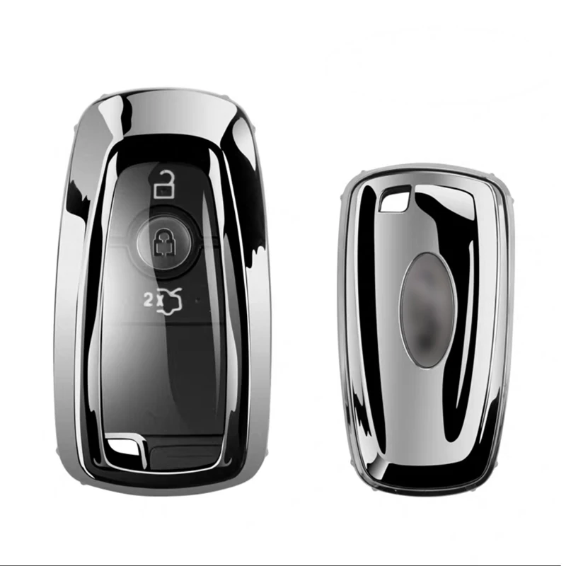 ТПУ чехол для автомобильного ключа полное покрытие Ford Fusion Mustang Explorer F150 F250 F350 EcoSport