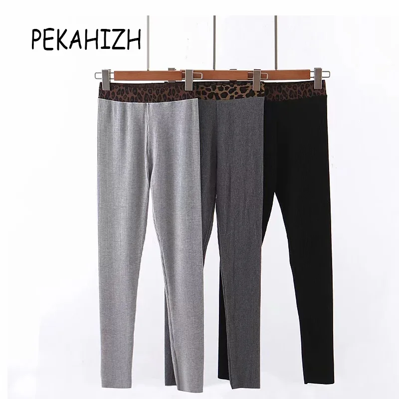 Пикантные универсальные леопардовые леггинсы брюки Кошмар перед Рождеством 2019