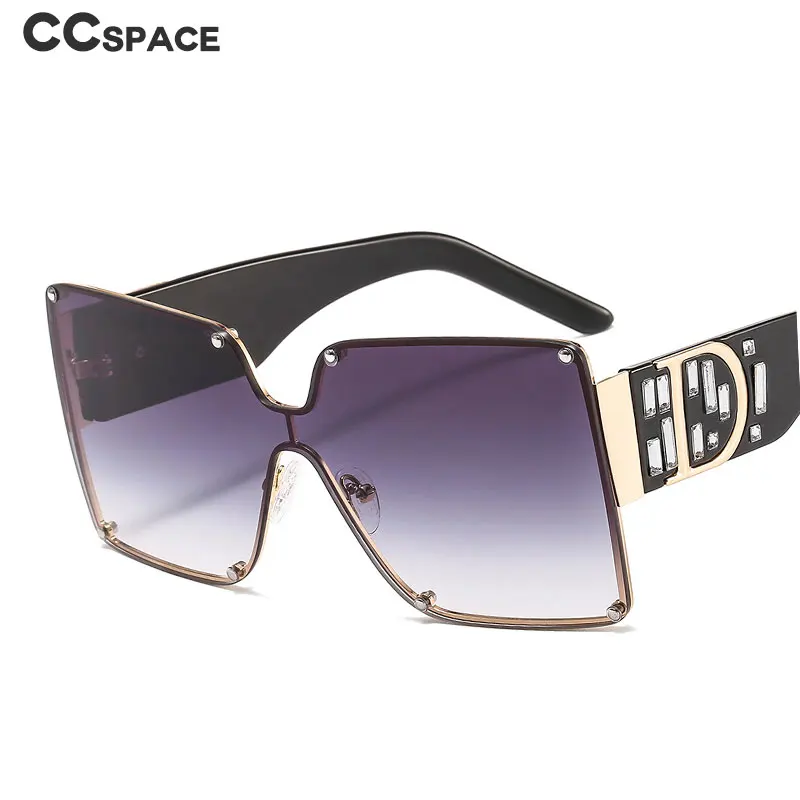 46399 брендовые дизайнерские ретро солнцезащитные очки с заклепками одной линзой